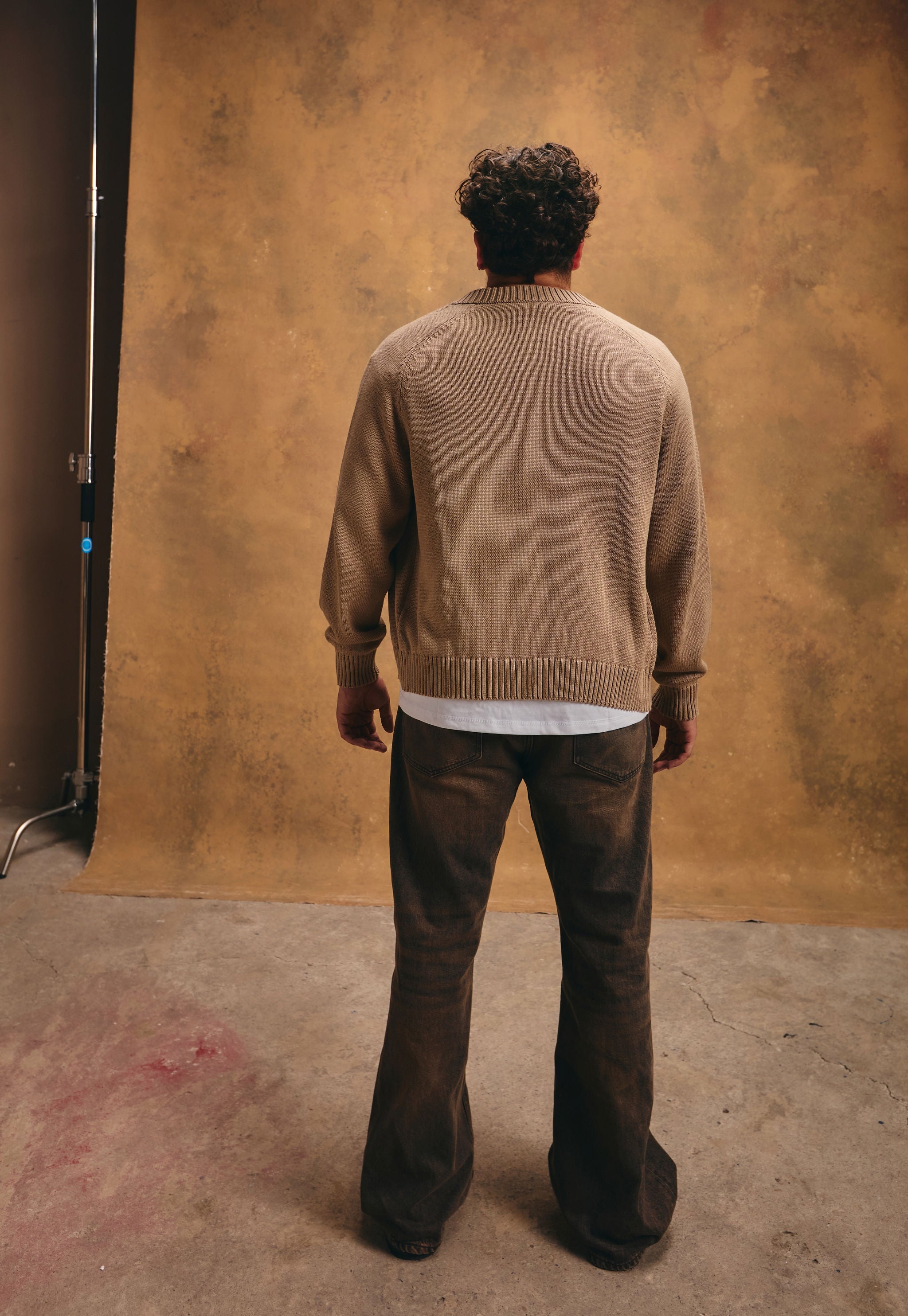 Cárdigan beige - Hombre