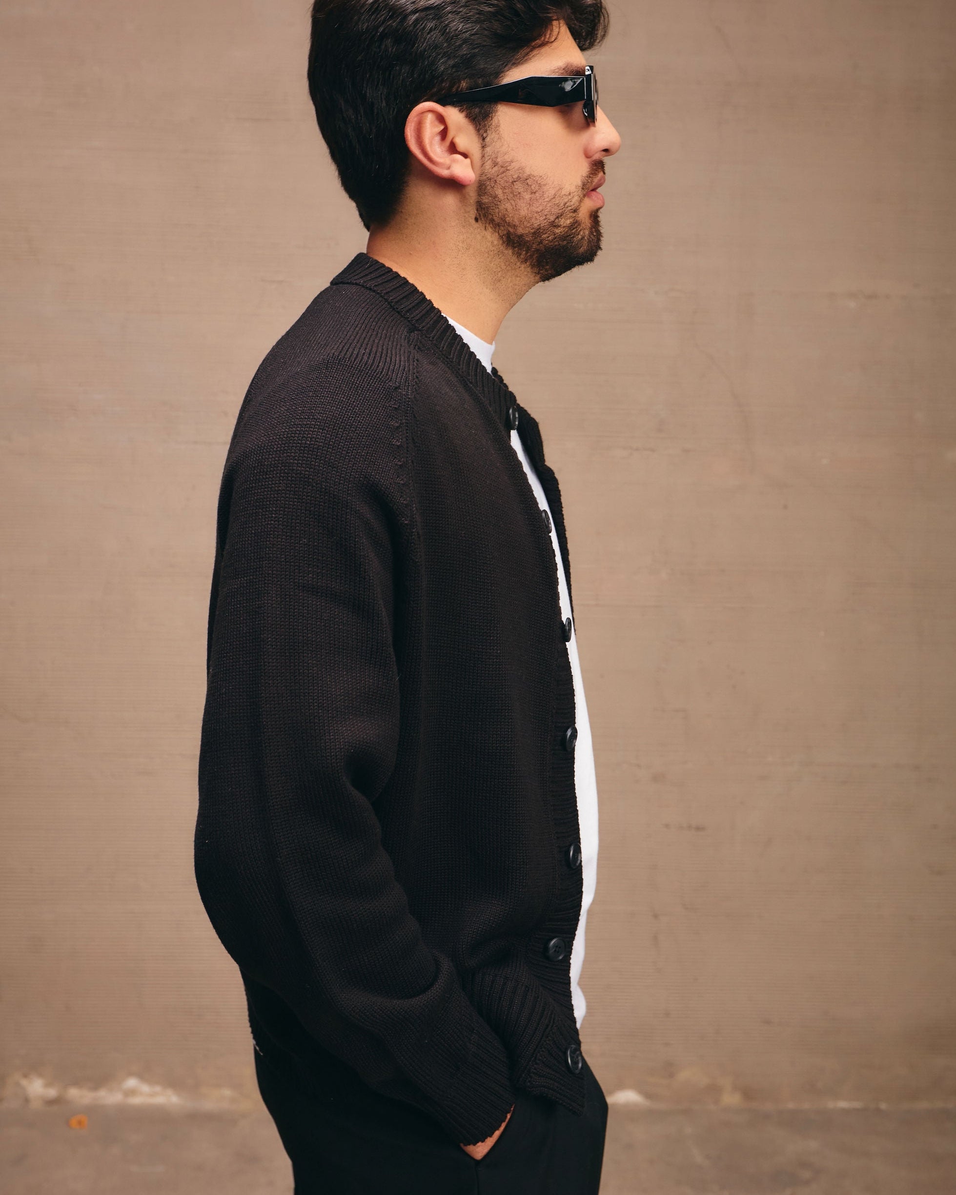 Cárdigan Silente — Negro