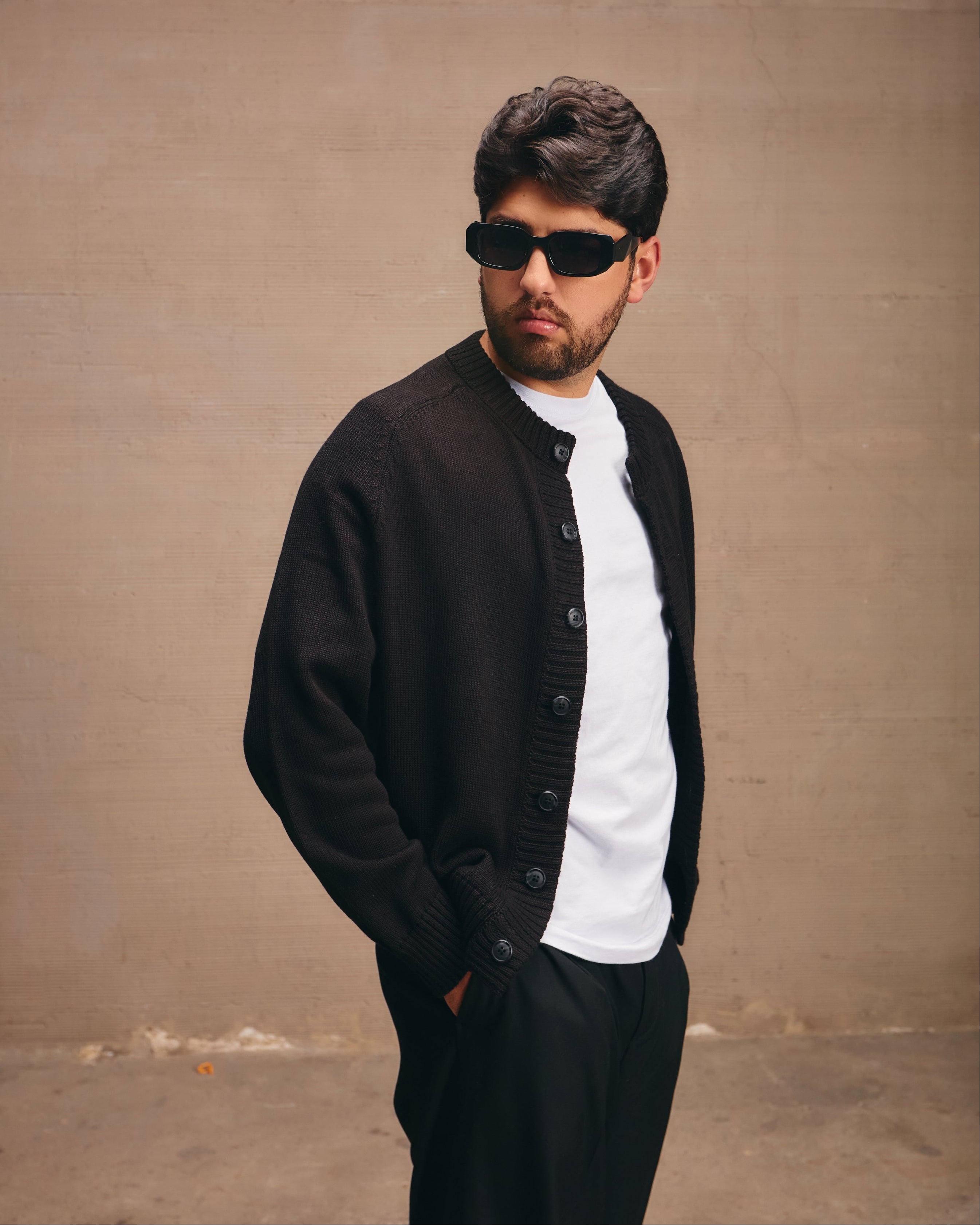 Cárdigan Silente — Negro