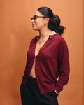 Cardigan Silente Vino
