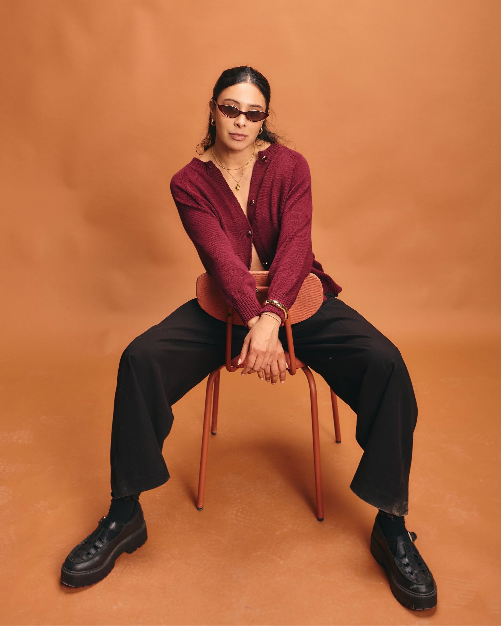 Cardigan Silente Vino