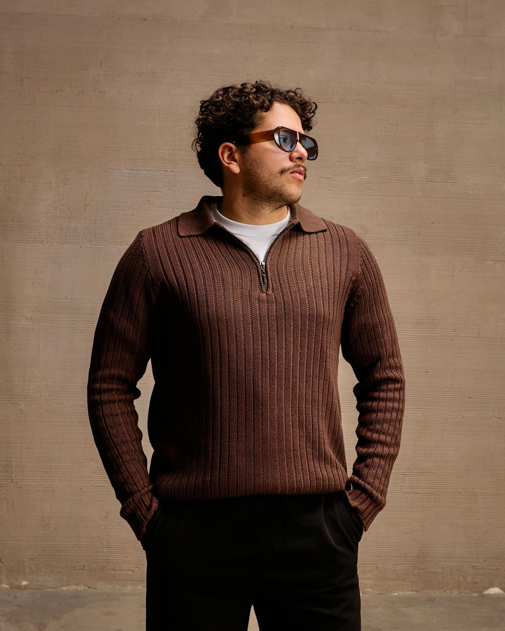 Halfzip Umbral — Mocca
